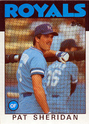 1986 Topps Baseball Cards      743     Pat Sheridan